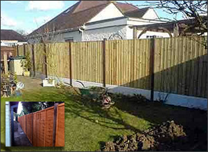 Fence Gates Sheds Kent Maidstone Sheppey Medway Fence Fencing closeboard fence close board fencing featheredge fence feather edge fencing
